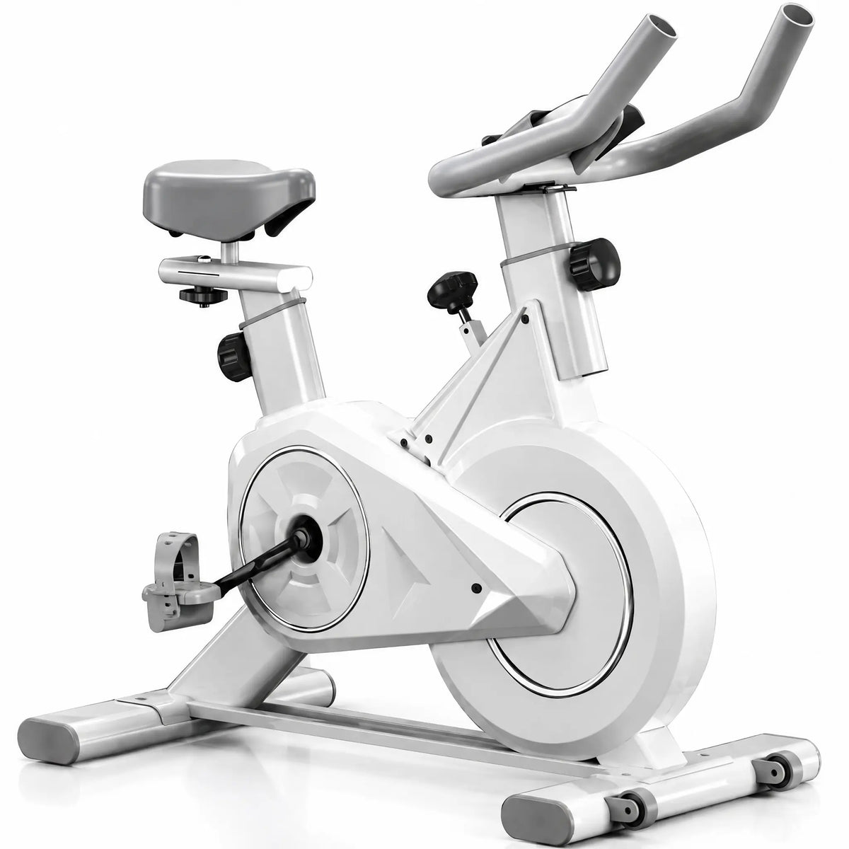 Compact Magnetic Spin Bike with 4 kg Flywheel and LCD Display
