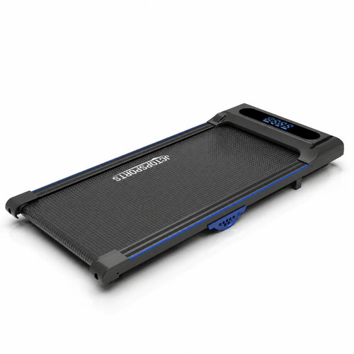 Compact Slim Walking Pad with LED Display and Remote Control, Black