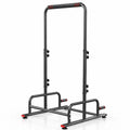 Free-Standing Pull-Up Frame with Height-Adjustable Bar and Push-Up Handles