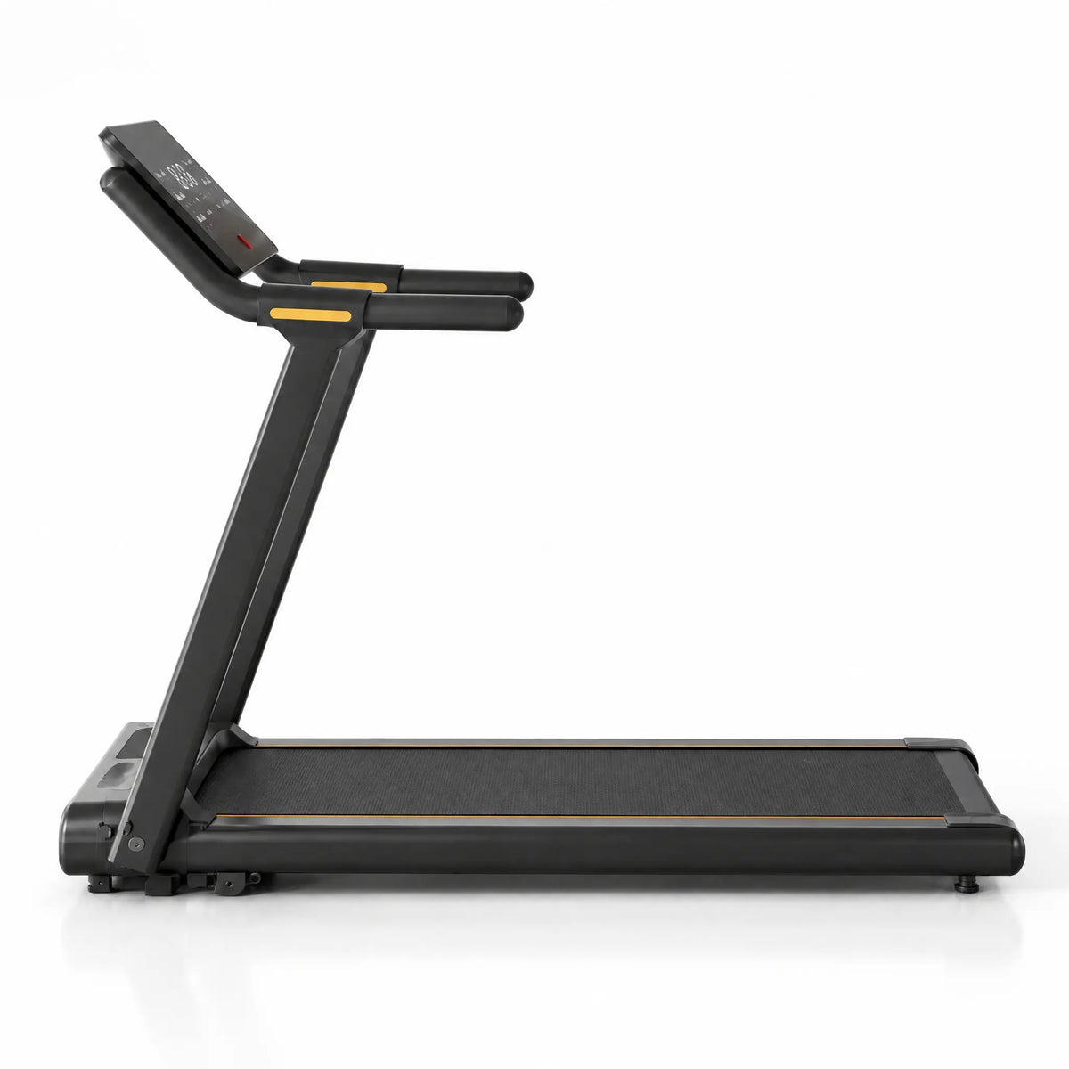 Foldable Home Treadmill with LED Console and Handrails