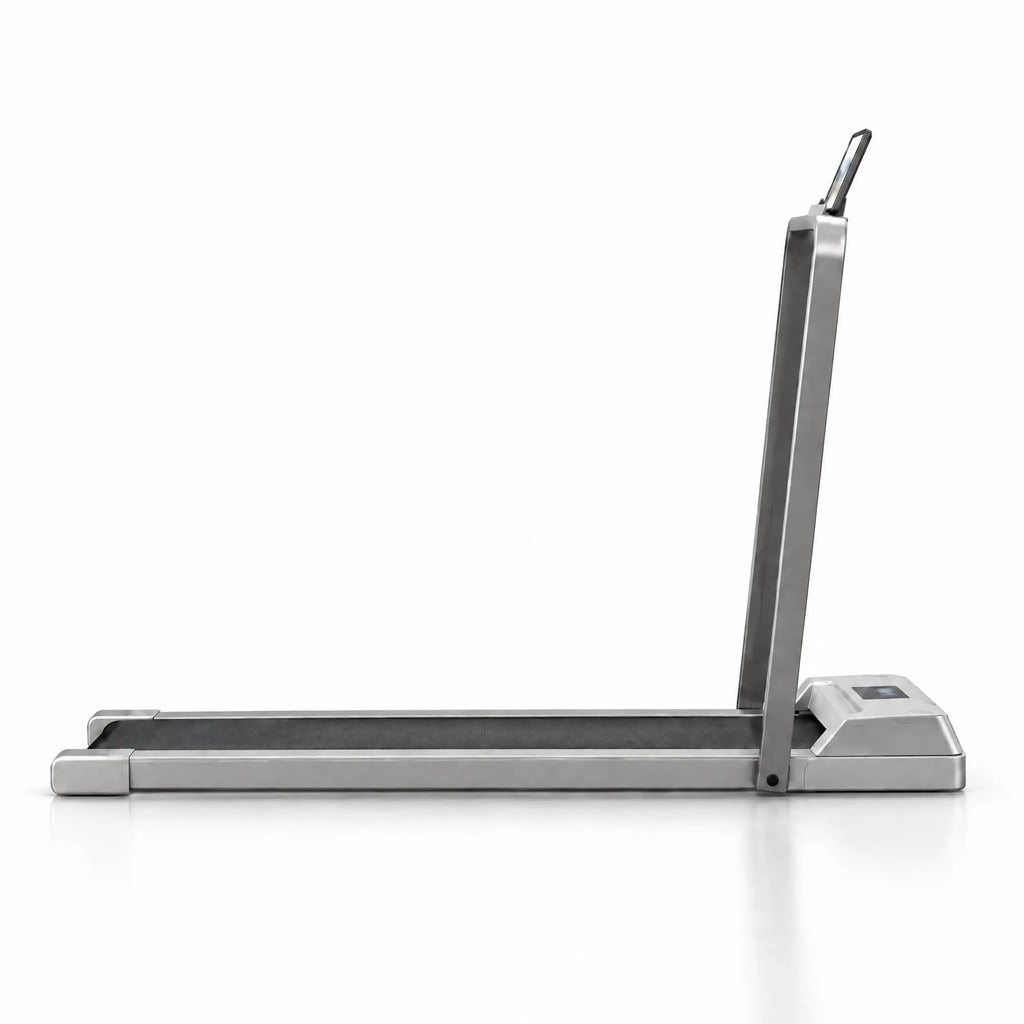 Foldable Under-Desk Walking Pad with Handrail and Tablet Holder