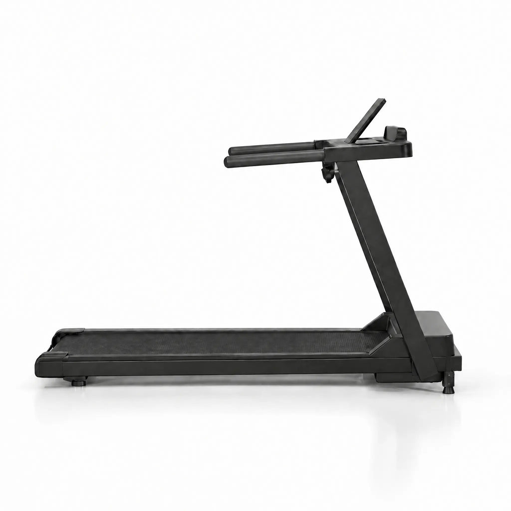 Folding Motorised Treadmill with 12 Programmes, Cup Holders and Tablet Tray