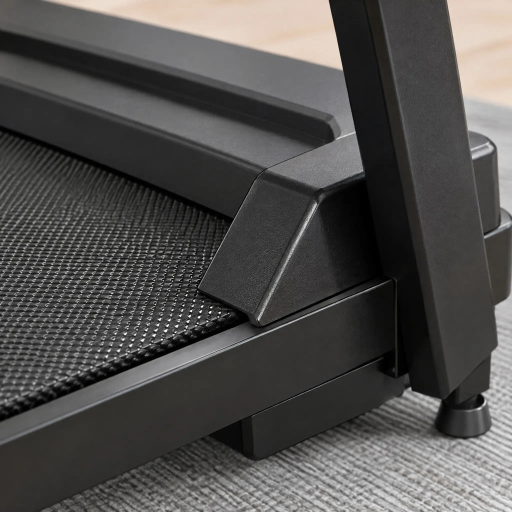 Folding Motorised Treadmill with 12 Programmes, Cup Holders and Tablet Tray