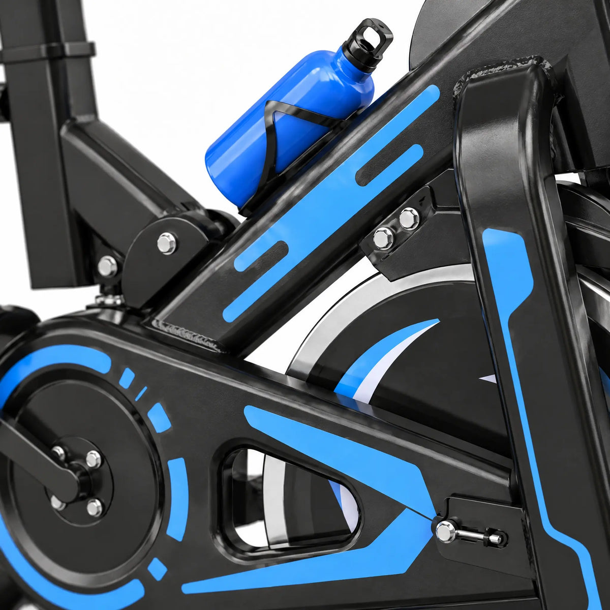 Spin Bike with 6 kg Flywheel, Bottle Holder and LCD Display