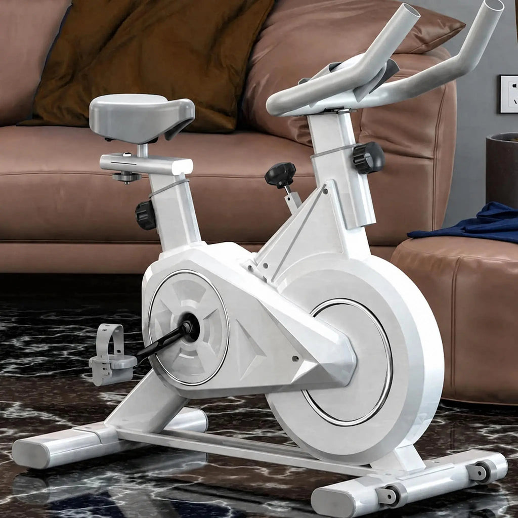 Compact Magnetic Spin Bike with 4 kg Flywheel and LCD Display