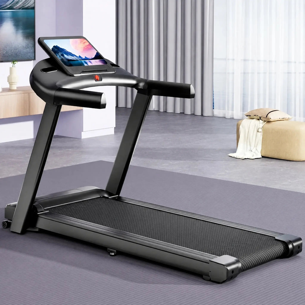 Folding Home Treadmill with Large Display, Handrails and 2.0 HP Motor