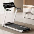Foldable Home Treadmill with LED Console and Handrails
