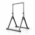 Foldable Free-Standing Pull-Up Station with Adjustable Height and Optional Armrests