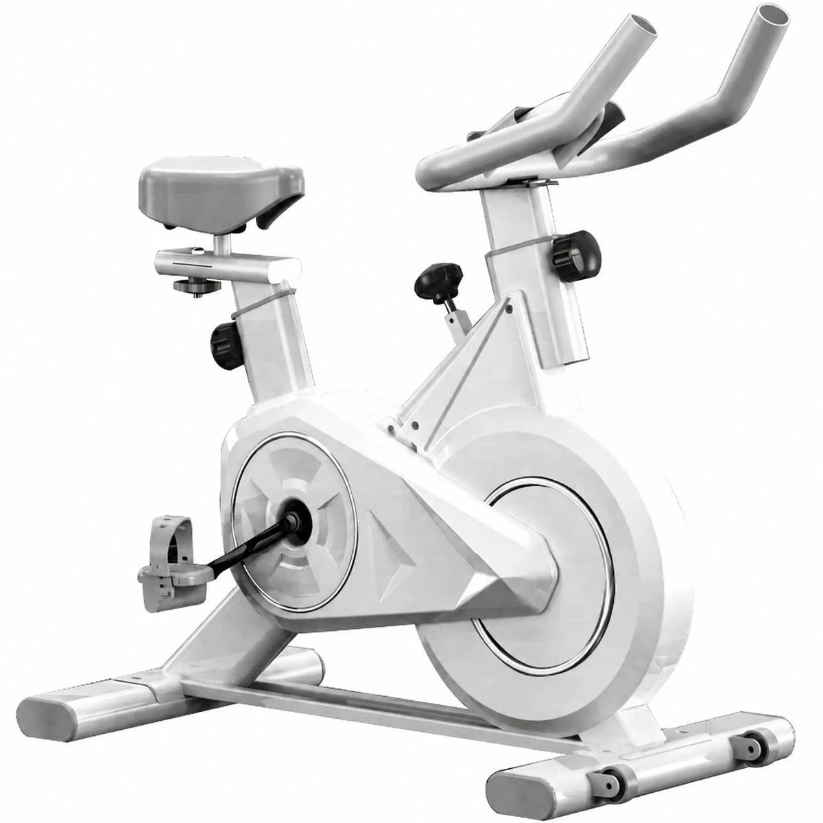 Compact Magnetic Spin Bike with 4 kg Flywheel and LCD Display