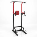 Steel Power Tower with Pull-Up Bar, Padded Dip Arms and Knee Raise Backrest