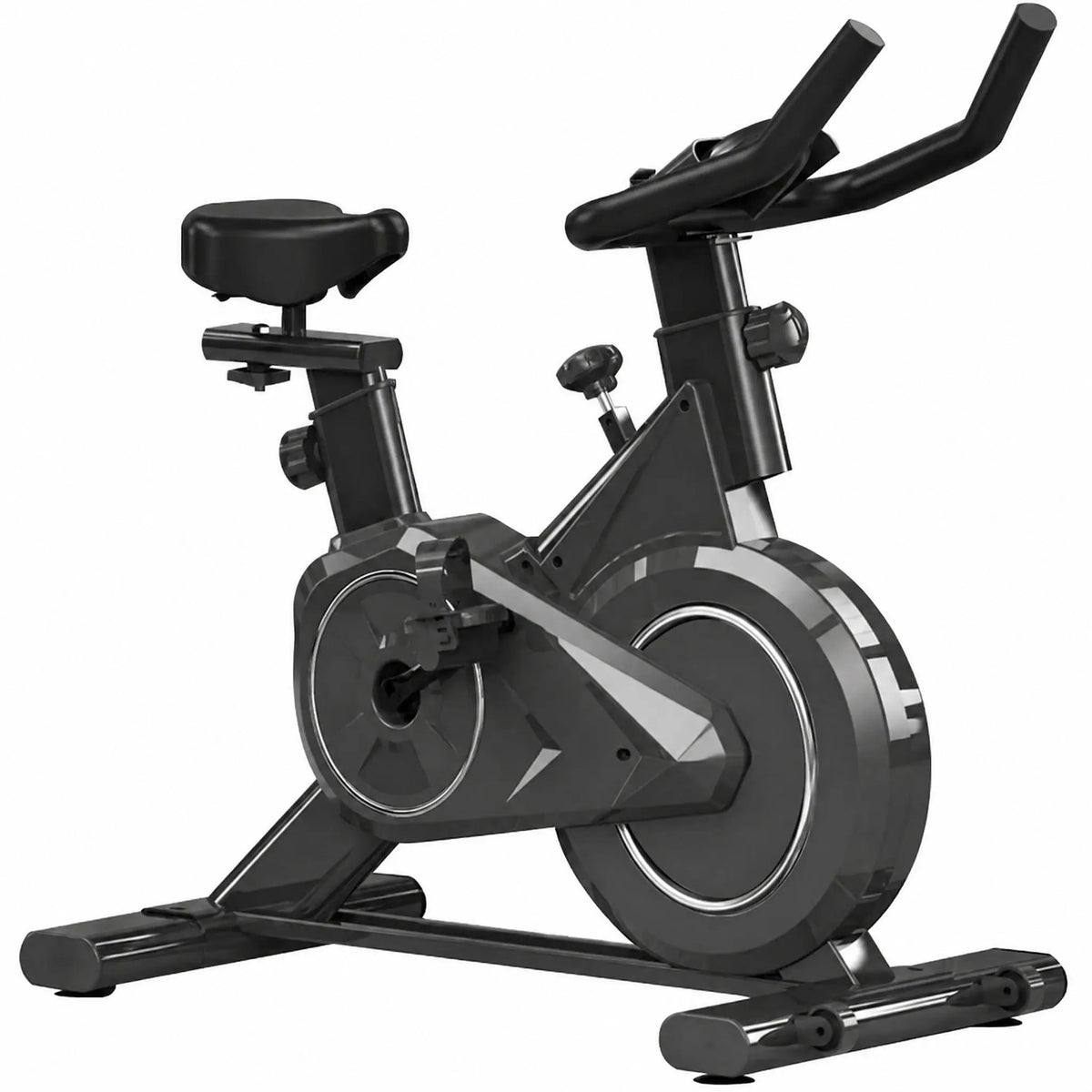Compact Magnetic Spin Bike with 4 kg Flywheel and LCD Display